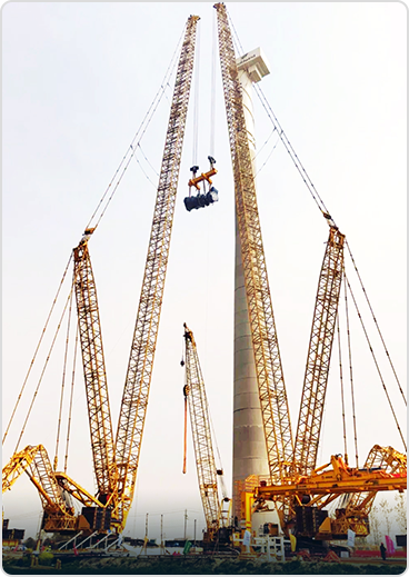Heavy Machinery Lifting Team